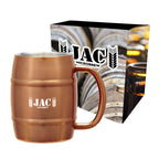 Moscow Mule Barrel Mug, Boxed, 14 oz - 14 Oz. Moscow Mule Barrel Mug with Custom Box