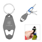 Motel Style Metal Key Tag and Bottle Opener - Motel Style Metal Key Tag With Bottle Opener