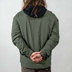 Mountain Standard Button-Up Jacket, Drifter Embroidery - Beetle Green
