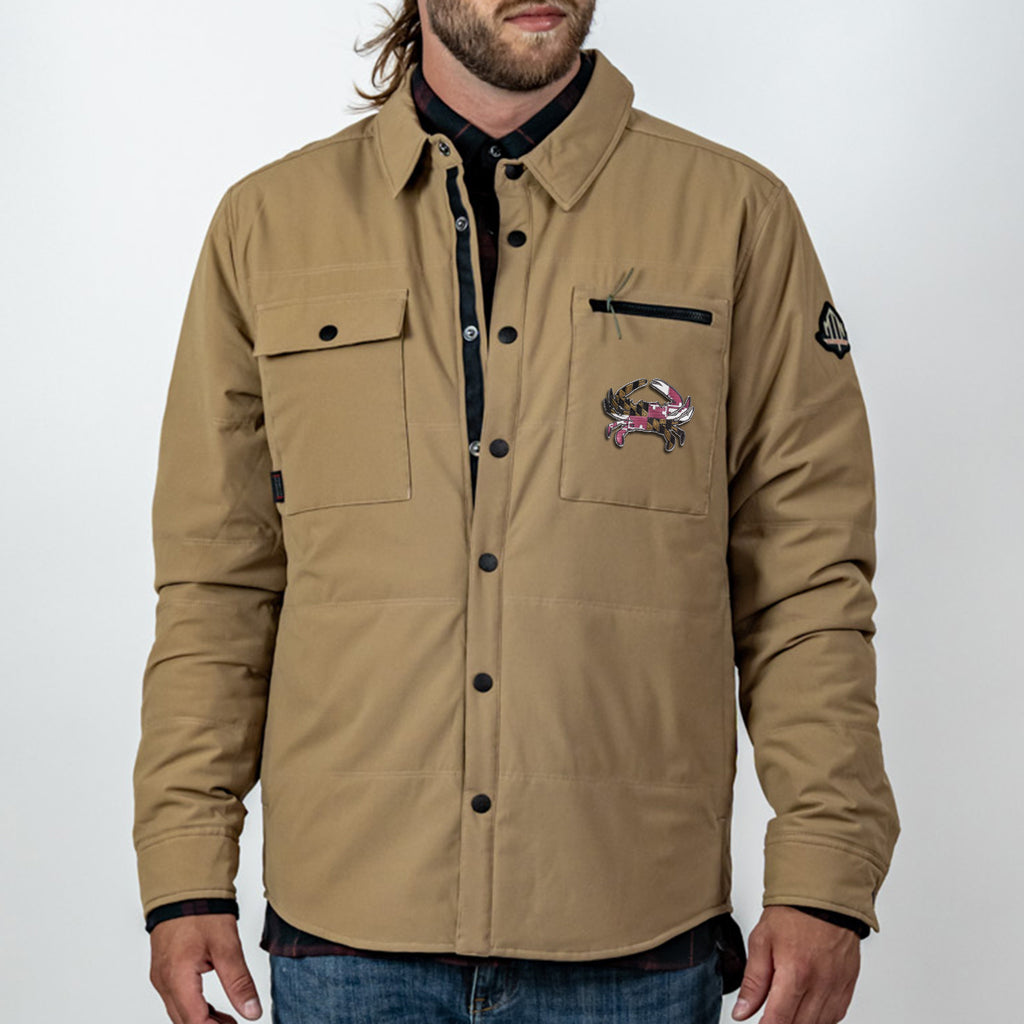 Mountain Standard Button-Up Jacket, Drifter Embroidery - Trail Sand - Patch