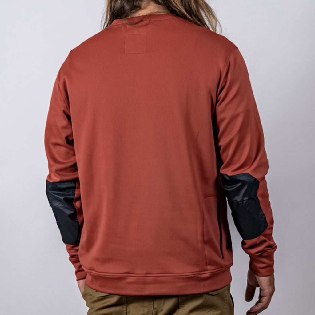Mountain Standard Fleece Crew, Overland - Barn Red