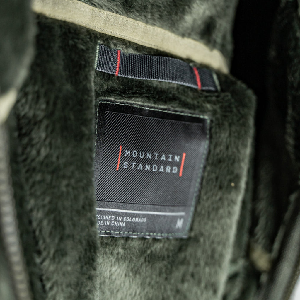 Mountain Standard Fleece Hoodie, Luna - Beetle Green