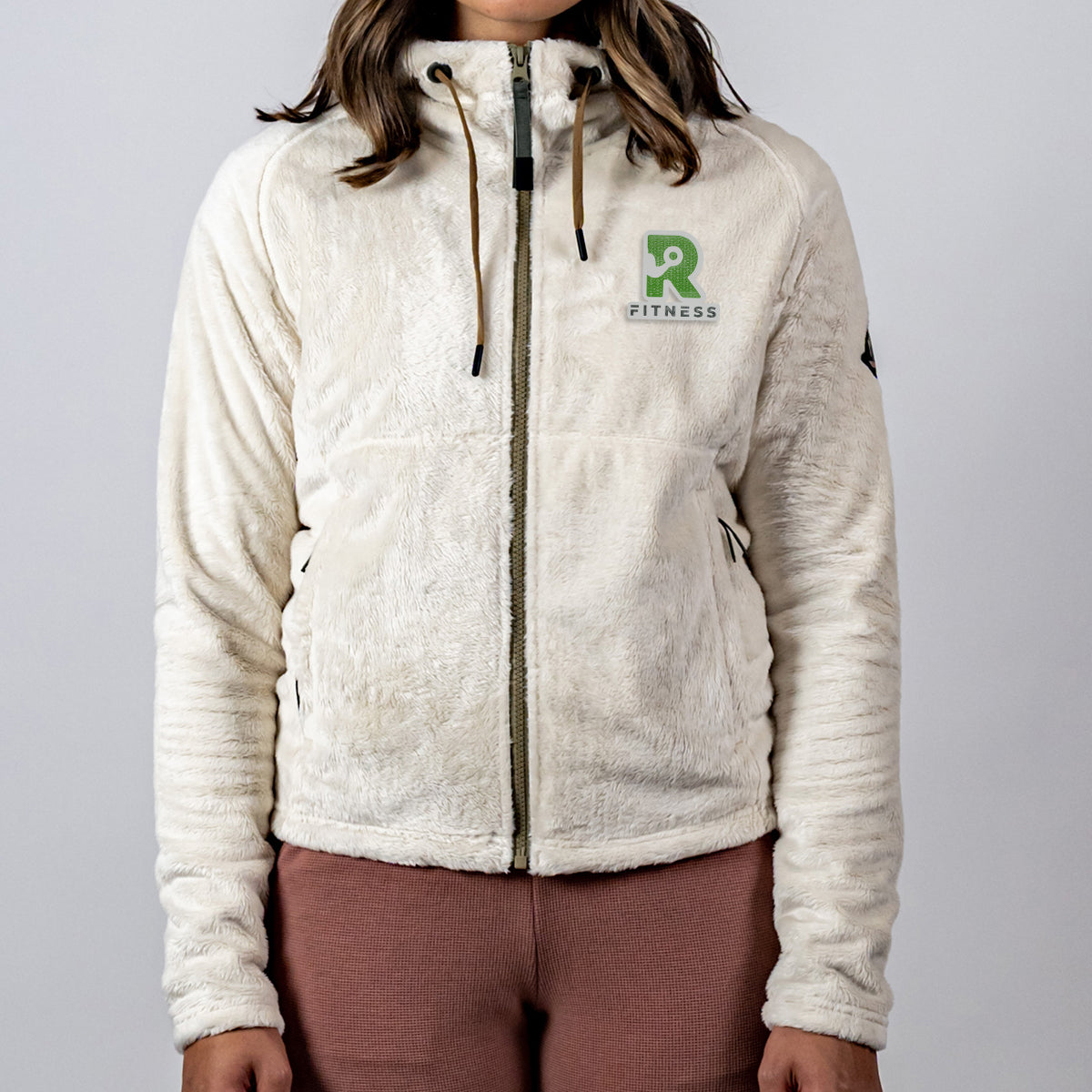 Mountain Standard Fleece Hoodie, Luna - Storm Cloud - Patch