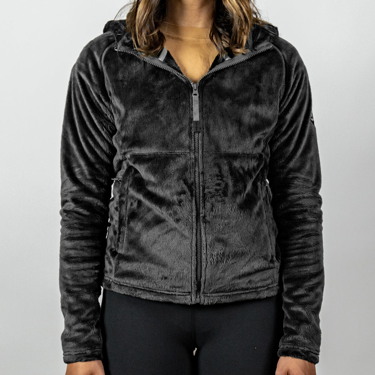 Mountain Standard Fleece Hoodie, Luna - True Black - Blank