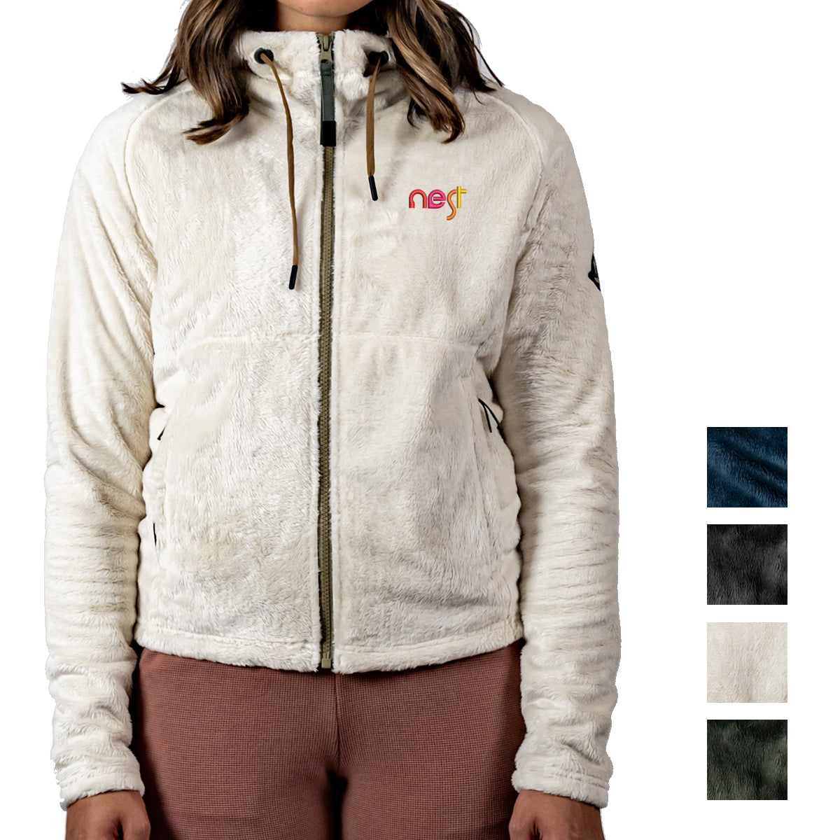 Mountain Standard Fleece Hoodie, Luna