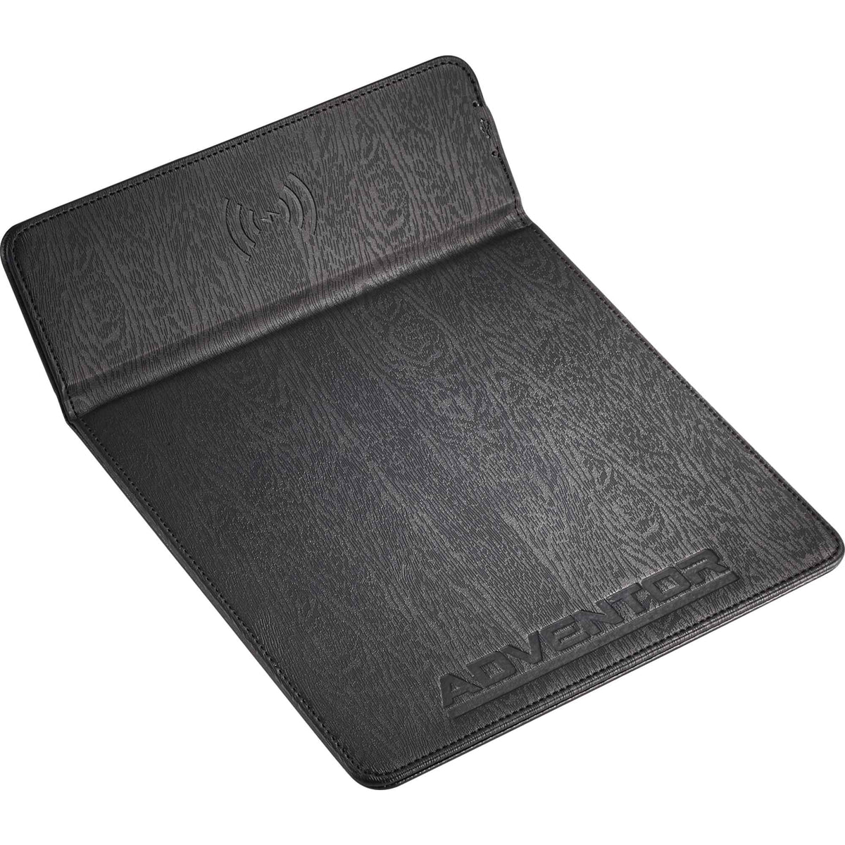 Mouse Pad with 15W Wireless Charger Debossing - Black - Photo 2