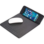 Mouse Pad with 15W Wireless Charger Debossing - Black - Photo 5
