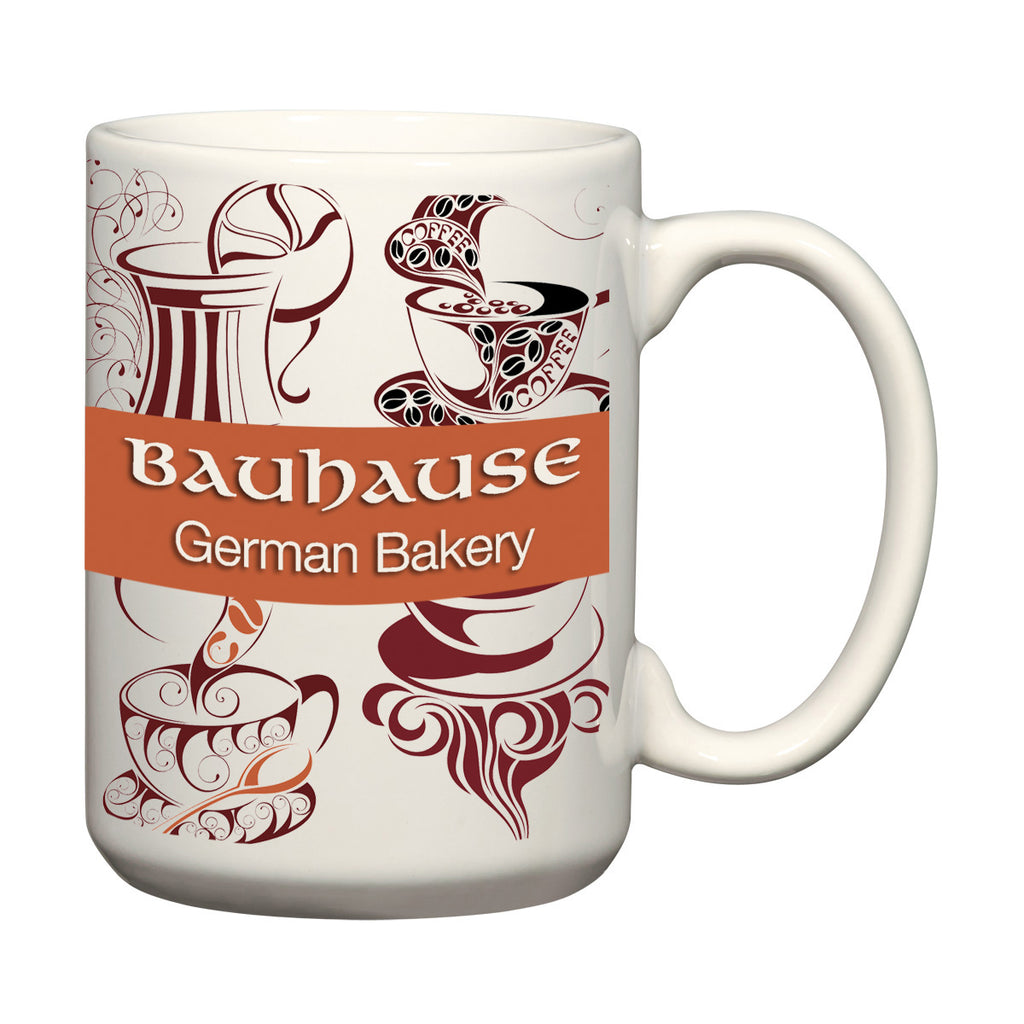 Mug in Full Color, 15 oz - White - Sublimation