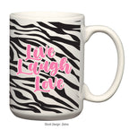 Mug in Full Color, 15 oz - White - zebra