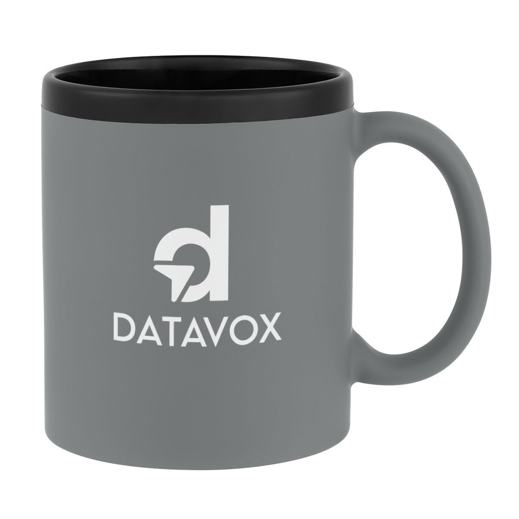 Mug with a Smooth Rubberized Finish, 11 oz - Silk Screen
