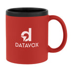 Mug with a Smooth Rubberized Finish, 11 oz - Silk Screen