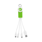 Multi-Charging Cable with Watch Dock - White - Pad Print