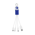 Multi-Charging Cable with Watch Dock - White - Pad Print