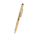 Multi-Function Tool Pen in Bamboo - Bamboo - Pad Print