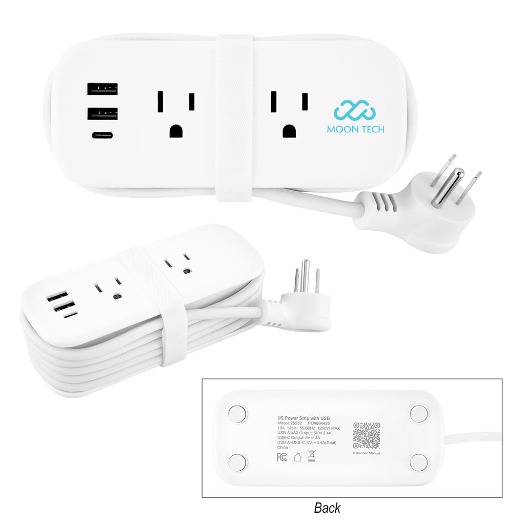 Multi-Outlet Power Strip, Compact