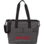 Multi-Pocket Laptop Tote with Crossbody Strap Transfer - Graphite - Front