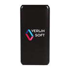 Multi-Port Power Bank, 10,000 mAh - Black - Full Color
