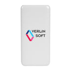 Multi-Port Power Bank, 10,000 mAh - White - Full Color