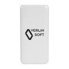 Multi-Port Power Bank, 10,000 mAh - White - Silk Screen