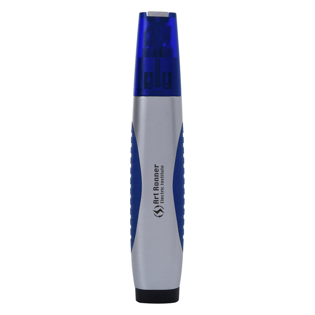 Multi-Purpose Tool and Flashlight - Silver with Blue - Silk Screen