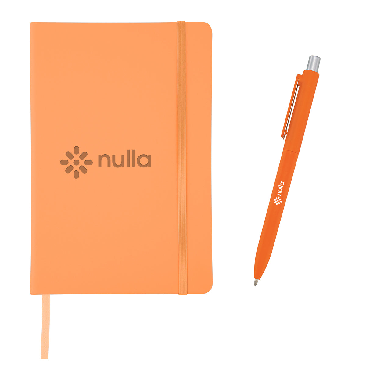 Muse Journal and Pen Full Color - Light Orange - Deboss