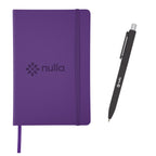 Muse Journal and Pen Full Color - Purple - Deboss