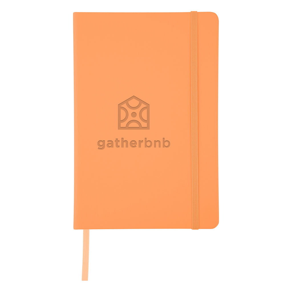 Muse Journal, Recycled Full Color - Light Orange - Debossing