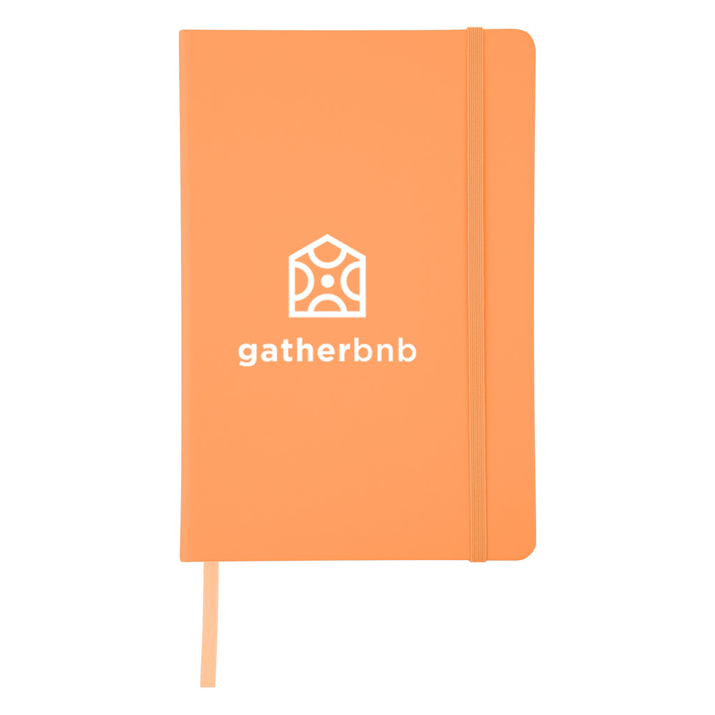 Muse Journal, Recycled Full Color - Light Orange - Silk Screen