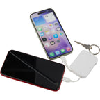 My Jolt Keychain Power Bank with Built-In Cables, 2,000 mAh Full Color - White - Detail