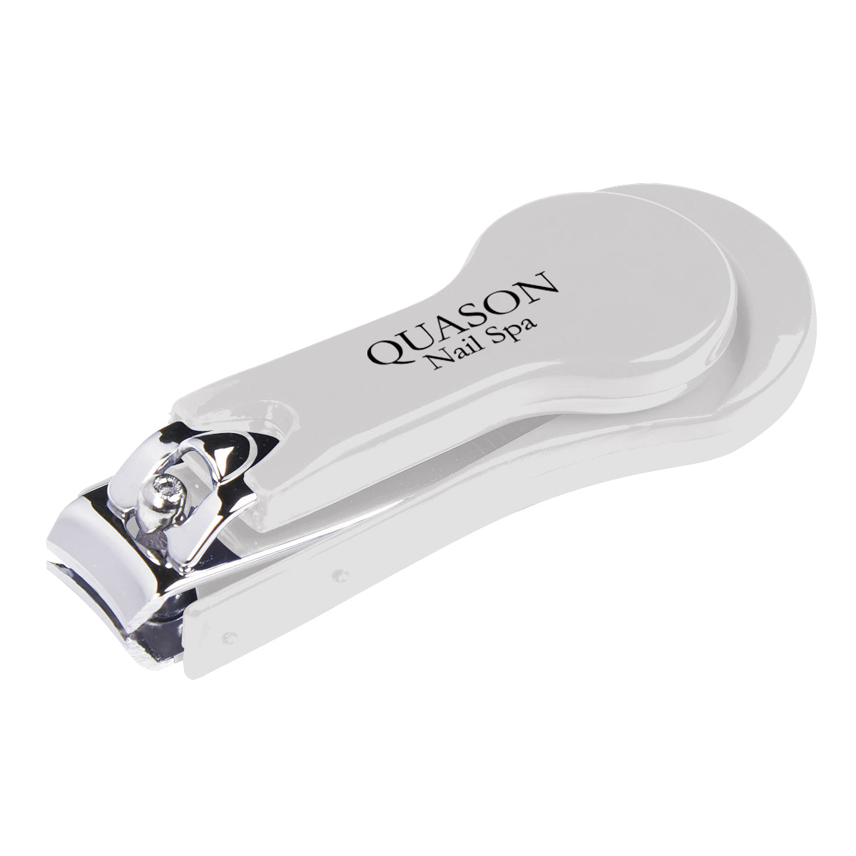 Nail Clipper with Easy Grip - White - Pad Print