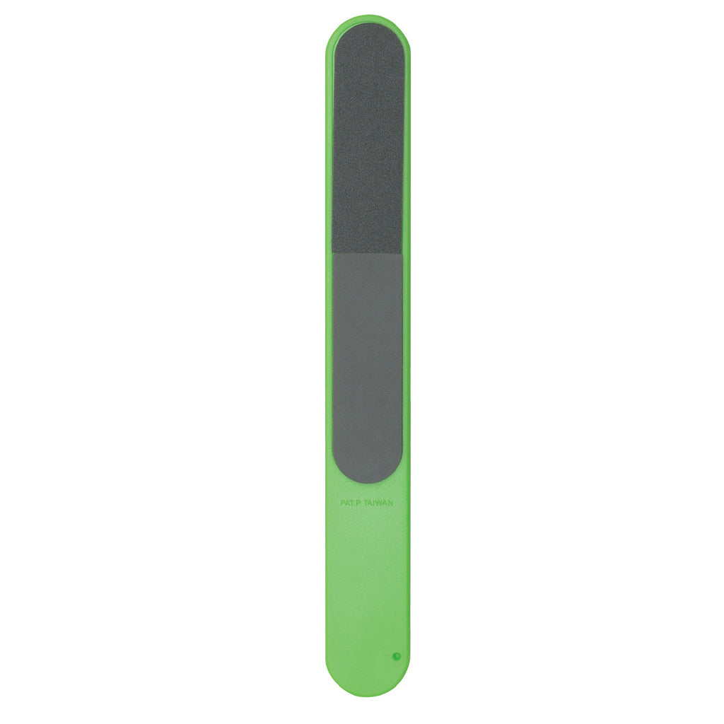 Nail File in a Sleeve - Lime Green - Back