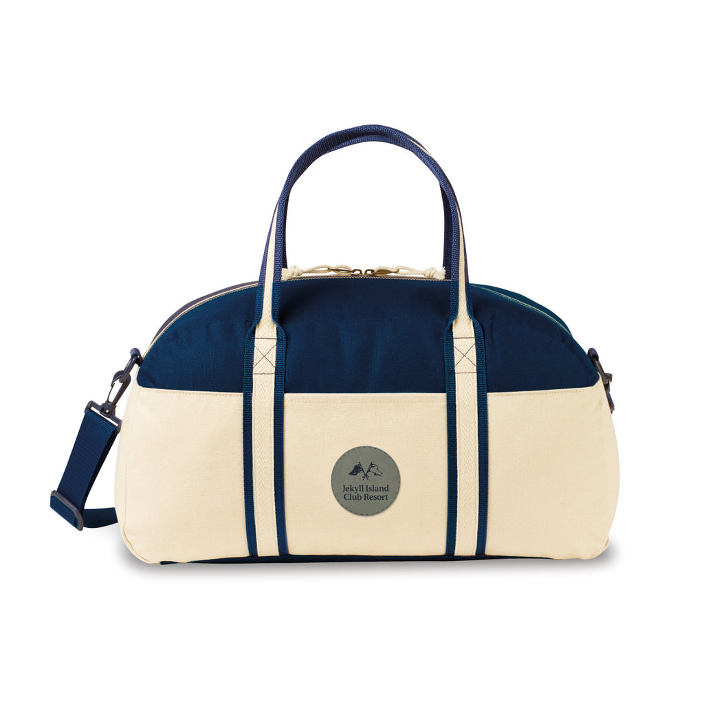 Nantucket Cotton Weekender Duffel Transfer - Navy - View 2