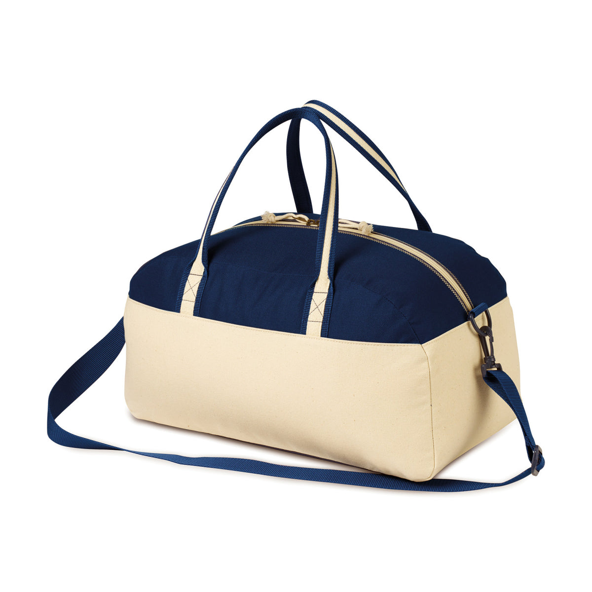 Nantucket Cotton Weekender Duffel Transfer - Navy - View 3