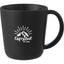 Nantucket Matte Ceramic Mug, 12 oz - Black - Front