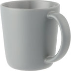 Nantucket Matte Ceramic Mug, 12 oz Laser Engraving - Gray - Left Angle