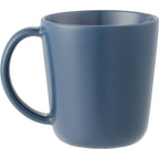 Nantucket Matte Ceramic Mug, 12 oz Laser Engraving - Nightfall Blue - Back
