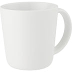 Nantucket Matte Ceramic Mug, 12 oz Laser Engraving - White - Right Angle