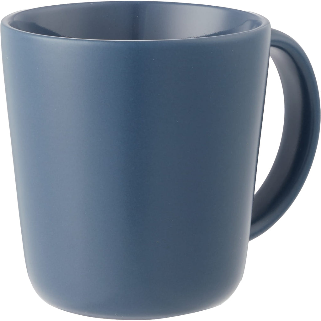 Nantucket Matte Ceramic Mug, 12 oz - Nightfall Blue - Right Angle