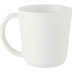 Nantucket Matte Ceramic Mug, 12 oz - White - Back