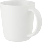 Nantucket Matte Ceramic Mug, 12 oz - White - Left Angle