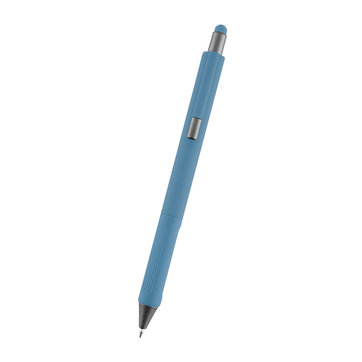 Naomi Gel Stylus Pen in Recycled ABS - Ocean Blue - Front