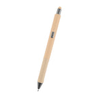 Naomi Gel Stylus Pen in Recycled ABS - Tan - Front