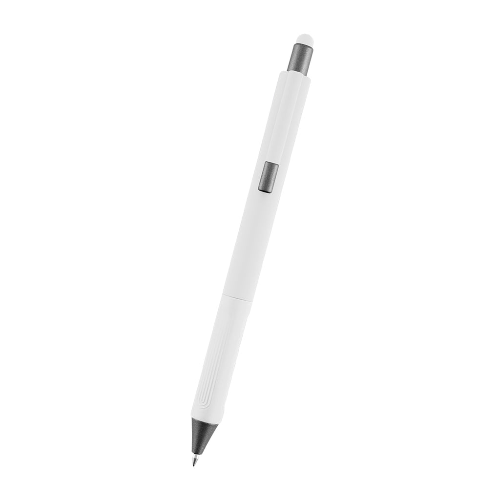 Naomi Gel Stylus Pen in Recycled ABS - White - Front