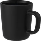 Napa Matte Ceramic Mug, 10 oz - Black - Left Angle