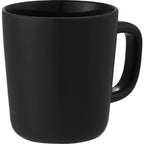Napa Matte Ceramic Mug, 10 oz Laser Engraving - Black - Right Angle