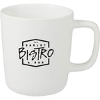 Napa Matte Ceramic Mug, 10 oz Laser Engraving - White - Front