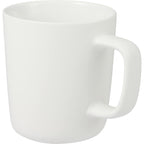 Napa Matte Ceramic Mug, 10 oz Laser Engraving - White - Left Angle