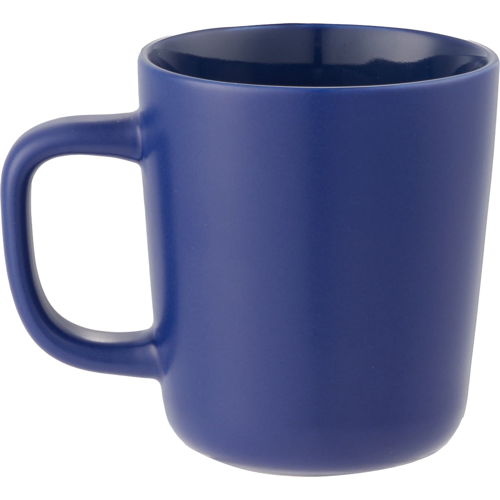 Napa Matte Ceramic Mug, 10 oz - Navy - Back