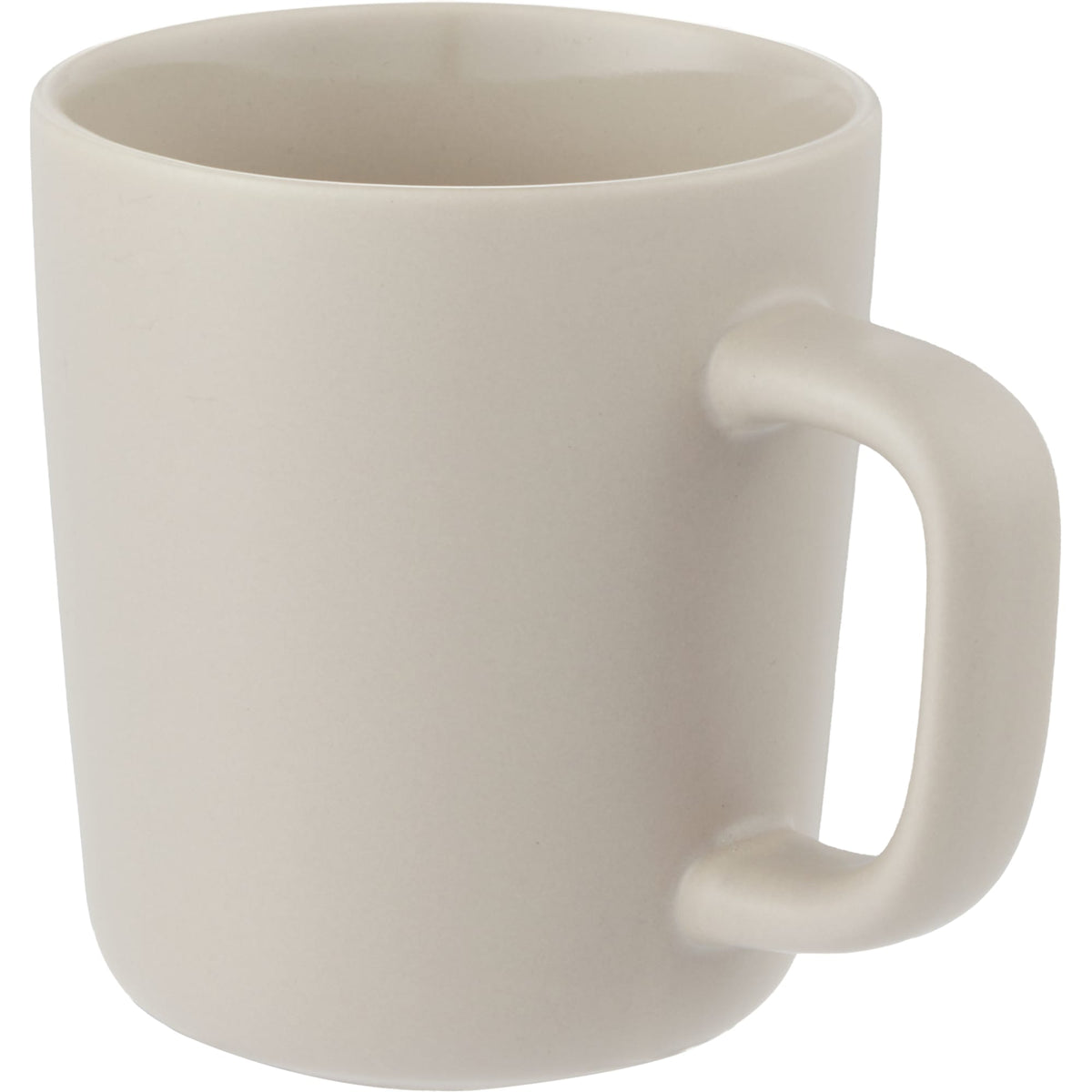 Napa Matte Ceramic Mug, 10 oz - Tan - Left Angle