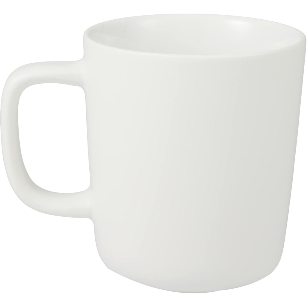 Napa Matte Ceramic Mug, 10 oz - White - Back